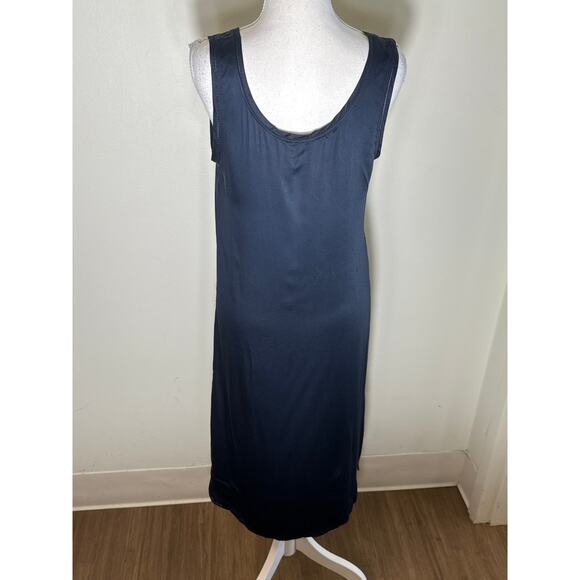 NWT Neu Nomads Navy Blue Silk Tank Dress Sz XS - Picture 3 of 4